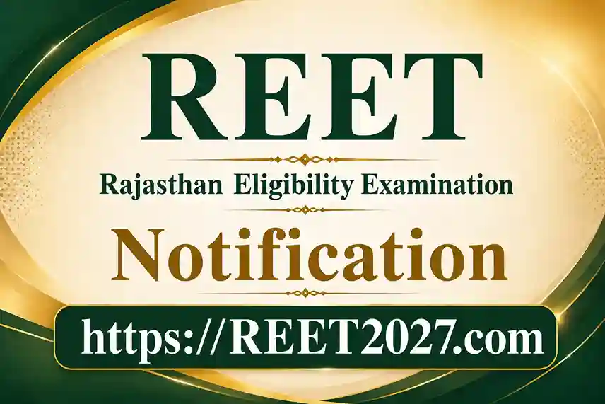 REET Notification 2026 PDF Download: REET Pre Vigyapti Details in Hindi